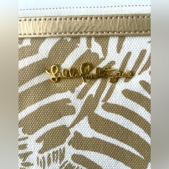 Lilly Pulitzer Gold Metallic "Oh Cabana Boy" Southside
Clutch New Without Tags - Picture 3 of 8